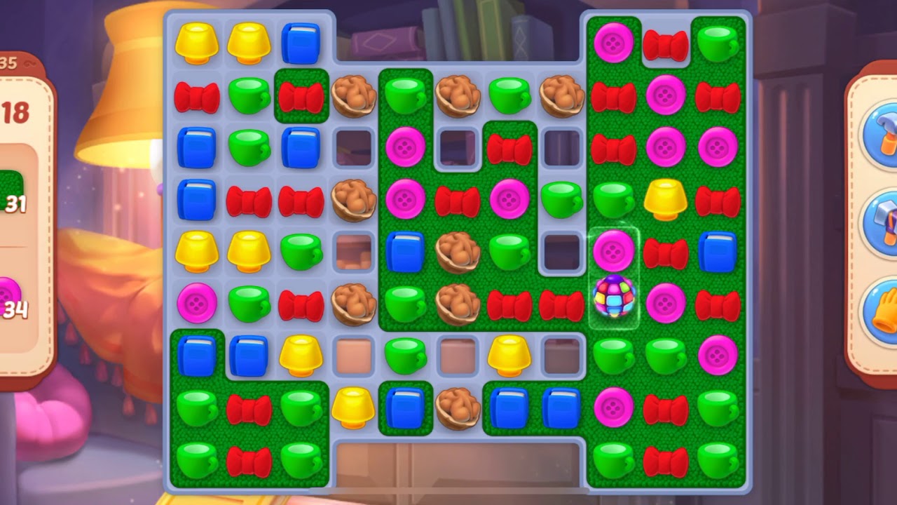 [Gameplay] Homescapes - Level 535 (No Boosters)