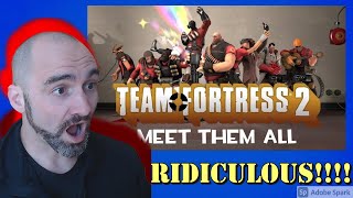 Army Combat Veteran Reacts to Team Fortress 2 - Meet Them All