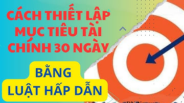 CÁCH THIẾT LẬP MỤC TIÊU TÀI CHÍNH 30 NGÀY BẰNG LUẬT HẤP DẪN.#NguyenAnh_LHD