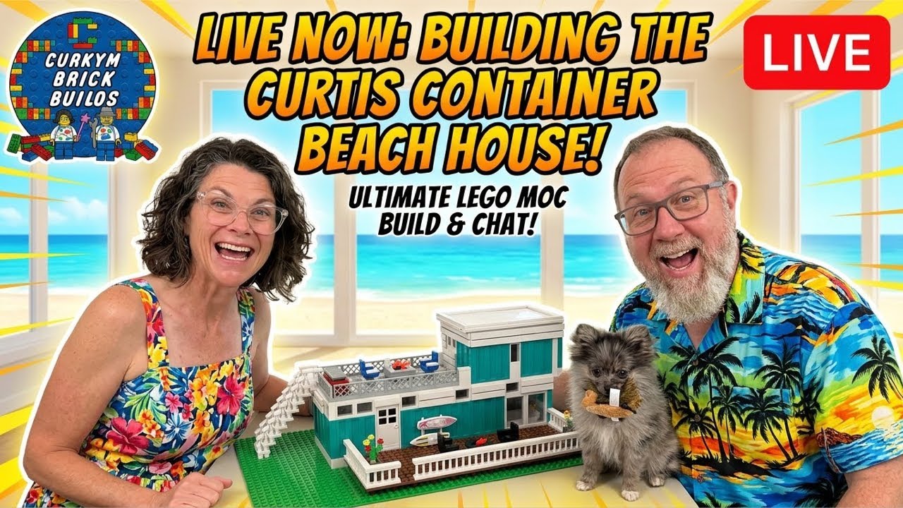 LIVE Building Curtis’s Container Beach Home MOC