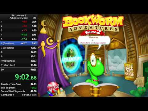 Adventure In 50 17 Bookworm Adventures 2 Speedrun