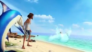 Larva island new fishing