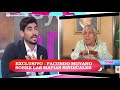 Diego Leuco encerró a Facundo Moyano con una pregunta incisiva