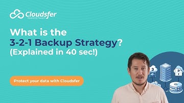 What is the 3-2-1 Backup Strategy? (in 40 sec only!)