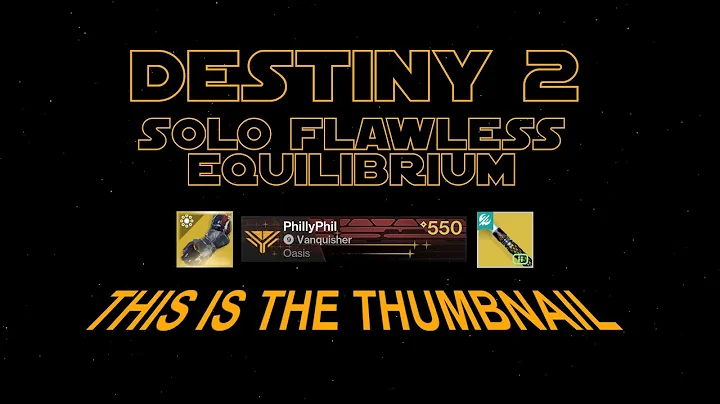 Equilibrium Solo Flawless Prismatic Warlock (Destiny 2: Renegades)