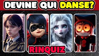 Devine qui DANSE🎶💃Qui DANSE MIEUX | Mercredi, Elsa, Skibidi Toilet, Tenge, Lady Bug | Quiz généra