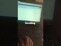 Scrolling on hp laptop