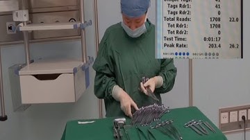 Demonstration Surgical Instruments Tracking in the OR and in Central Sterile by Xerafy