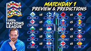 My UEFA Nations League Matchday 1 Preview and Predictions! 26th September 2026 screenshot 1