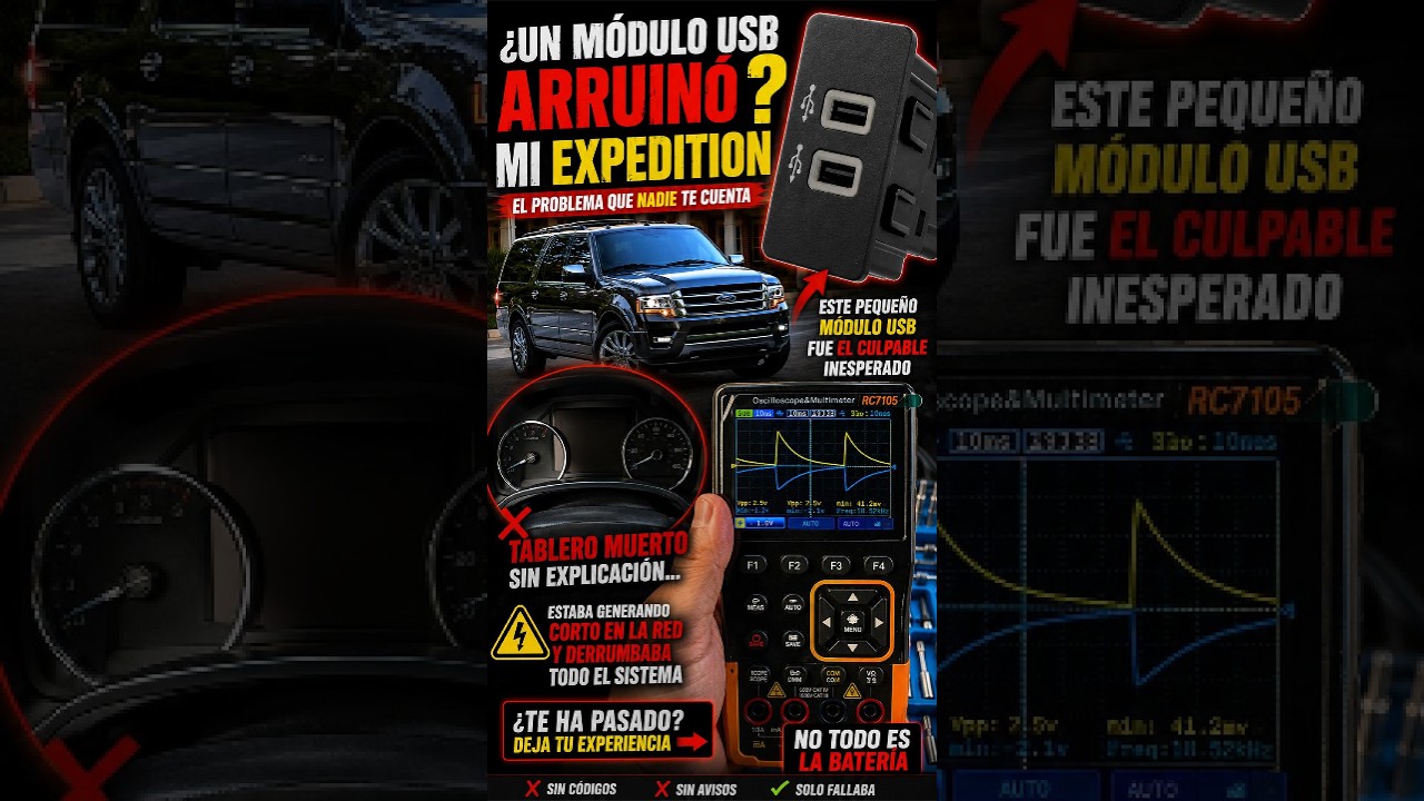 El modulo USB arruino esta Ford Expedition