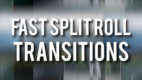 Fast Split Roll Transitions Premiere Pro Templates