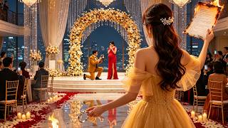 On their anniversary, he proposed to his mistress; she divorced and vanished, leaving him regretful.