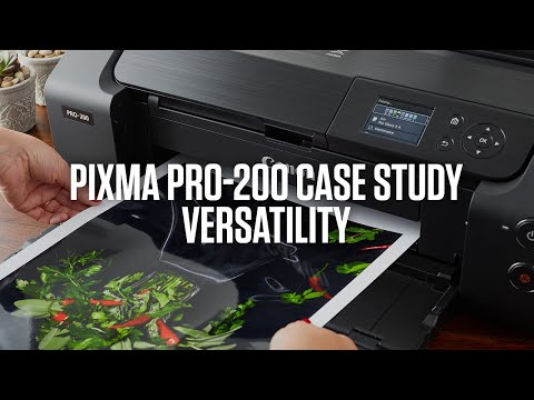 The new Canon PIXMA PRO-200 - Amazing versatility The new Canon PIXMA PRO-200 - Amazing versatility