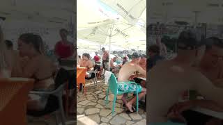 Отдыхаем в пляжном баре Калампер в г Добра Вода Черногория 