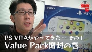 PS VITAがやってきた～ その1　Value Pack開封の巻