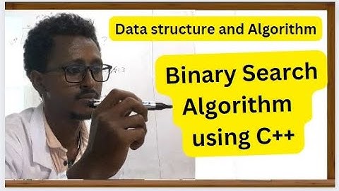 #binary search  Search Data Structure and Algorithm |  በአማርኛ