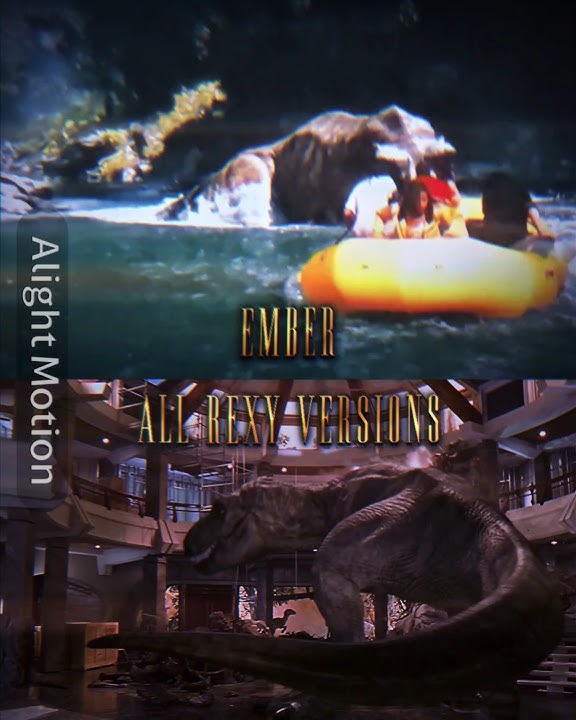 Jurassic World Rebirth T-Rex Ember vs All Rexy versions#jurassicworldrebirth#jurassicworld#fyp#viral
