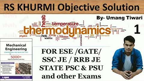 Thermodynamics RS khurmi 1
