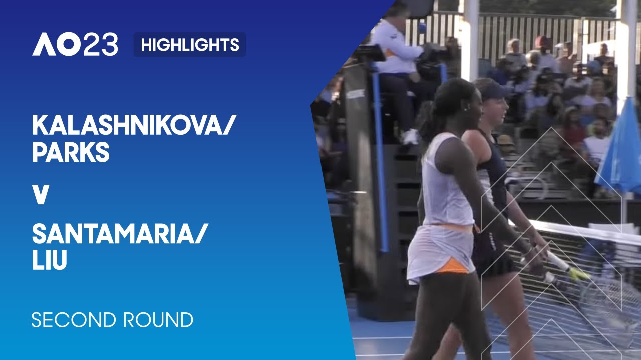 Kalashnikova/Parks v Santamaria/Liu Highlights | Australian Open 2023 Second Round