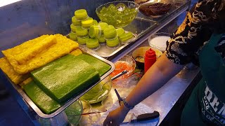 Banana Jelly Cake - Amazing Sweet Dessert Street Food in Vietnam - Vietnam Street Food 2022