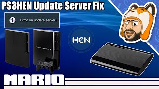 PS3HEN Update Server Error Fix and Update!