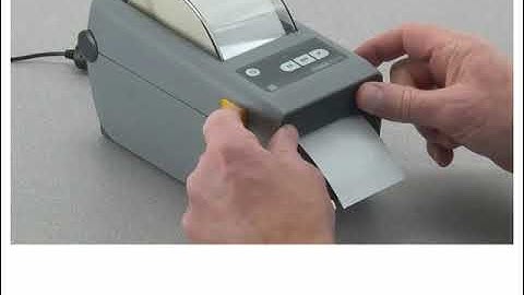 ZD410 - How to Manually Calibrate the Media