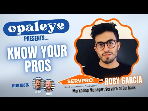 Know Your Pros: Roby Garcia of Servpro Burbank