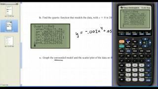 161 6.2 notes Modeling with Cubics and Quartics