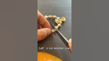 Thumbnail of Do you know how to tell REAL vs FAKE pearls😊💖#pearl #realorfake #jewelry #diy #craft #pearljewelry