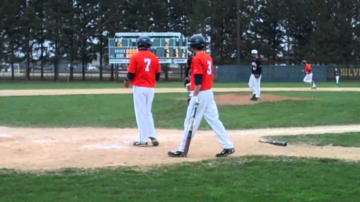 Illini West Baseball Drake Schmudlach 3 run Home Run vs  United Township