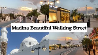 Beautiful Walking Street In Madina | Masjid E Quba | Masjid E Jumma