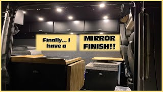 Promaster Van Build 2500 159WB – DIY– A Mirror Finish – Part 52