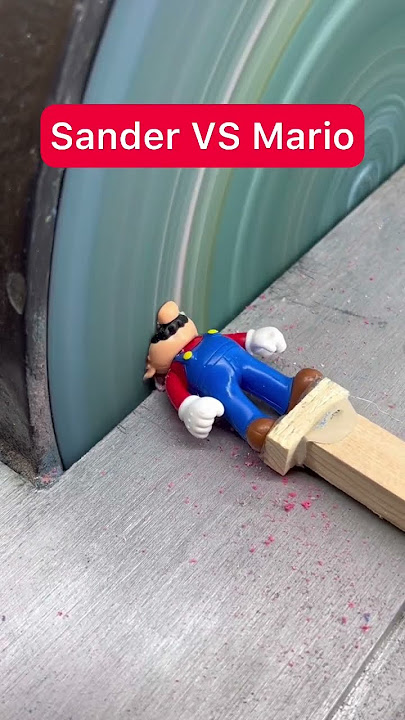 Sander VS Mario #sandervs #satisfying #mario  #timelapse