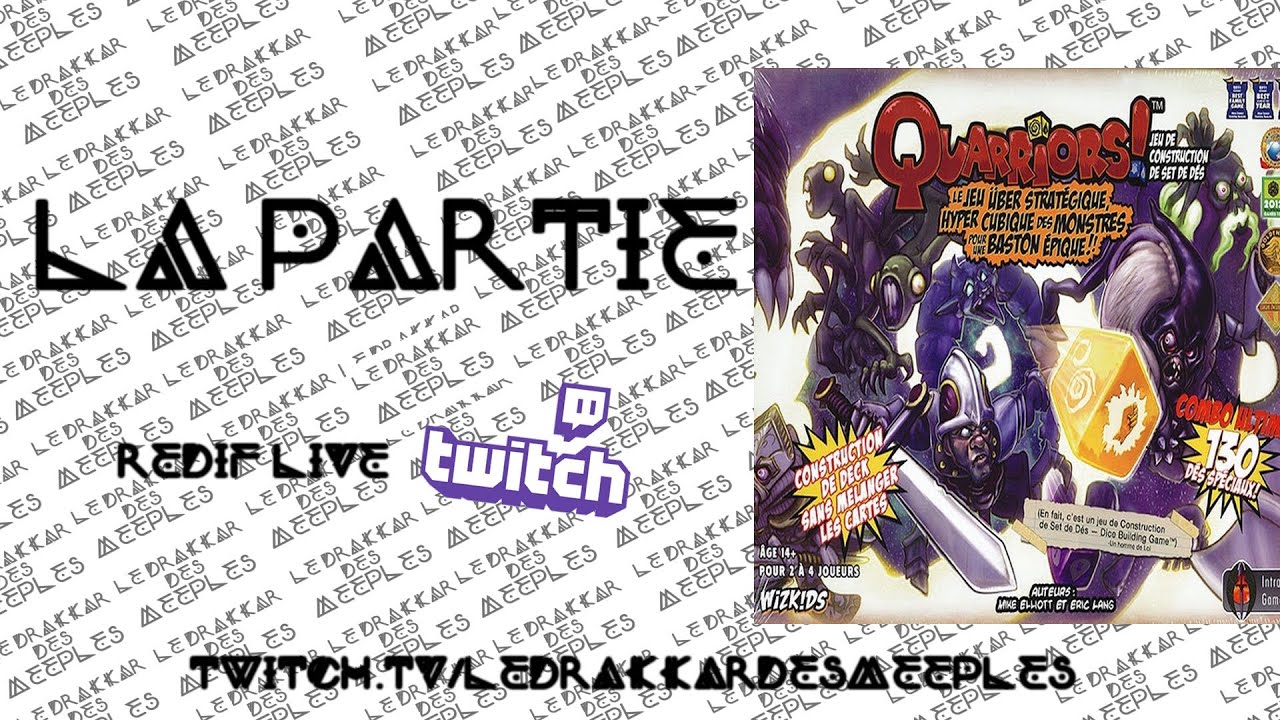 [Règles & Partie] QUARRIORS | 2 joueurs | Intrafin Games | VOD Live