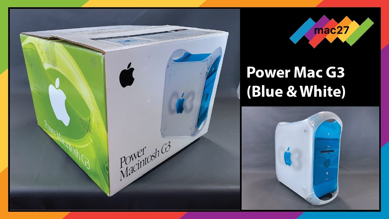 Power Mac G3 (Blue & White) — mac27.net