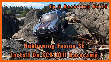Installing Hobbywing Fusion in Axial scx10iii Basecamp