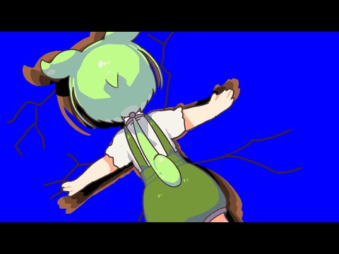 壁を突き抜けるずんだもんBB