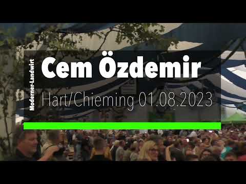 Cem Özdemir in Hart bei Chieming - 01.08.2023