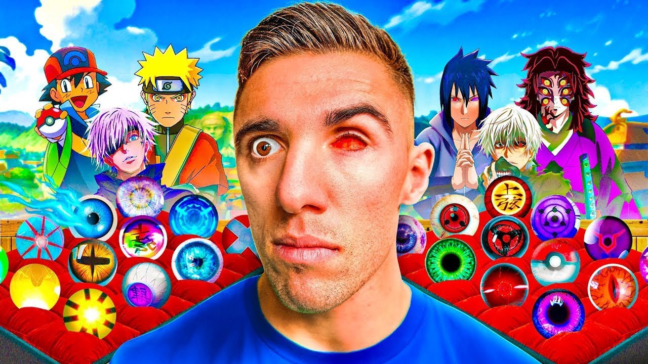 I Tried Every ANIME EYE in the World