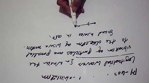 Waves and Types of Waves Part 2 ||BS Physics