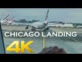 AIR FRANCE A330 CHICAGO LANDING WITH ATC/SUBTITLES
