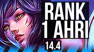 AHRI vs YONE (MID) | Rank 1 Ahri, Rank 8, 11/2/13, Dominating | JP Challenger | 14.4