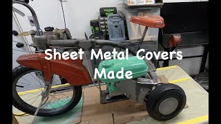 REO Trikeabout build part 8, making the sheet metal covers