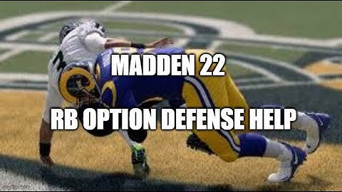 Madden 22 Glitches Cheats and Tips - RB Option Defense Help