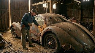 ASMR Car Restoration! 1936 Bugatti Atlantic Full Restoration from Abandoned to New | Rustnet Garage