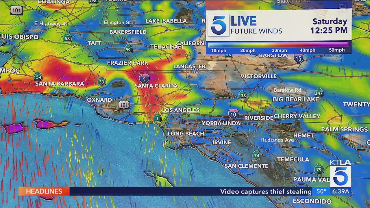 Gusty winds, dry weather for the weekend; rain returns next week - YouTube
