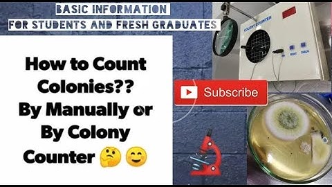 Colony counter| Colony counting methods for beginners| Colony count of area monitoring plates. 🔬☺️
