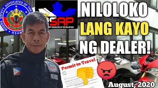 Walang Authority ang Dealer na Mag-issue ng Permit to Travel. screenshot 3