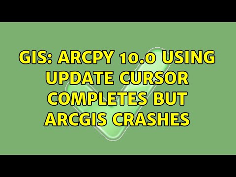 GIS: Arcpy 10.0