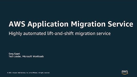 Rehost Windows Workloads with AWS Application Migration Service - AWS Virtual Workshop